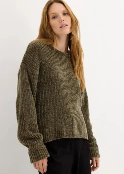 Online Oversize-Pullover aus weichem Chenille Damen Bekleidung·Umstandsmode|Bekleidung·Jeans