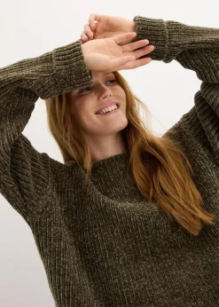 Online Oversize-Pullover aus weichem Chenille Damen Bekleidung·Umstandsmode|Bekleidung·Jeans