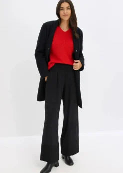 Damen bonprix Bekleidung·Umstandsmode|Strickmode|Oversize-Pullover aus Woll-Mix