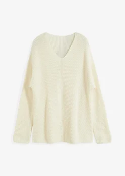 Damen bonprix Bekleidung·Umstandsmode|Strickmode|Oversize-Pullover aus Woll-Mix