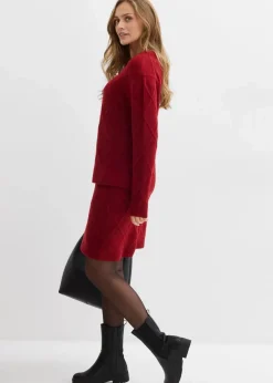 Damen bonprix Bekleidung·Umstandsmode|Pullover & Strickjacken|Oversize-Pullover aus Zopfstrick