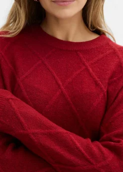 Damen bonprix Bekleidung·Umstandsmode|Pullover & Strickjacken|Oversize-Pullover aus Zopfstrick