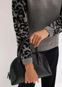 Oversize-Pullover mit Leo-Muster Damen Bekleidung·Umstandsmode|Bekleidung·Jeans