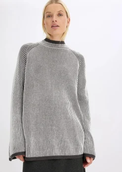 Clearance Oversize-Pullover mit Stehkragen Damen Bekleidung·Umstandsmode|Strickmode