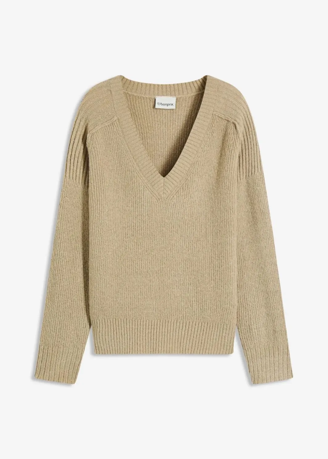 Outlet Oversize-Pullover mit V-Ausschnitt Damen Bekleidung·Umstandsmode|Strickmode
