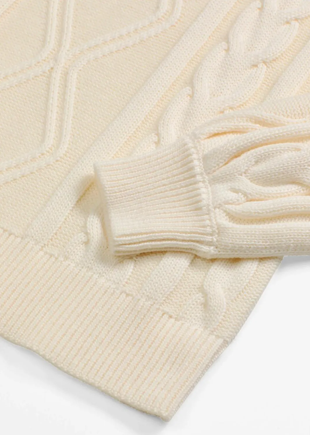 Hot Oversize-Pullover mit Zopfmuster Damen Strickmode|Pullover & Strickjacken