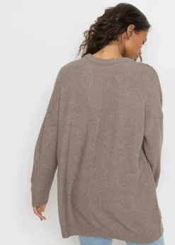 Oversize-Pullover mit Zopfmuster Damen Bekleidung·Umstandsmode|Bekleidung·Jeans