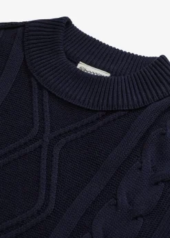 Oversize-Pullover mit Zopfmuster Damen Pullover & Strickjacken|Strickmode