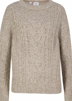 Damen bonprix Bekleidung·Umstandsmode|Strickmode|Oversize-Pullover mit Zopfmuster