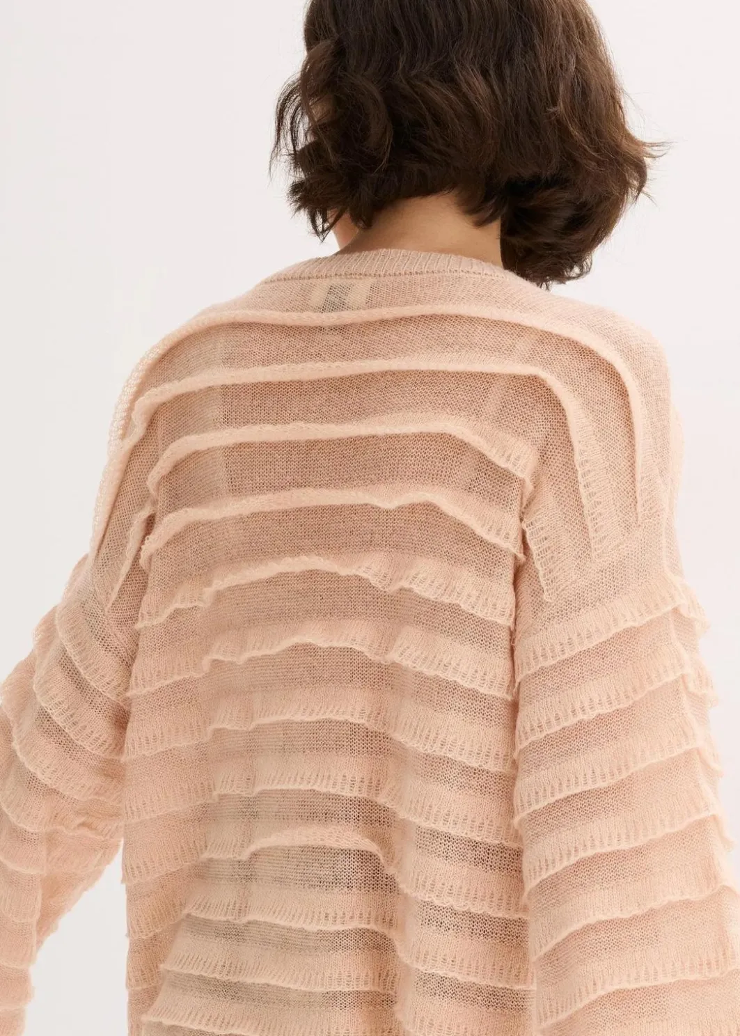 Oversize-Pullover, semi-transparent Damen Bekleidung·Umstandsmode|Strickmode