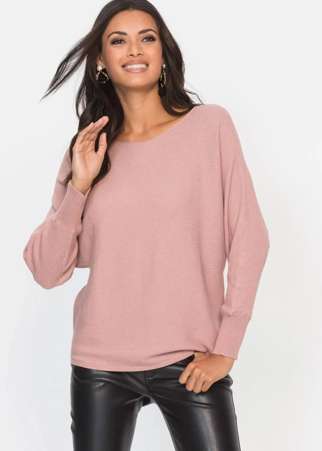 Discount Oversize-Ripp-Pullover Damen Pullover & Strickjacken|Bekleidung·Jeans