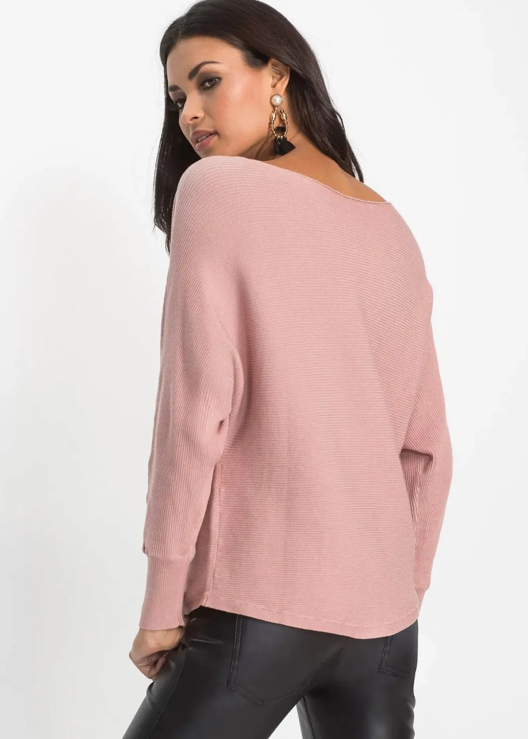 Discount Oversize-Ripp-Pullover Damen Pullover & Strickjacken|Bekleidung·Jeans