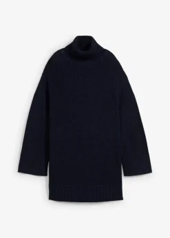 Online Oversize-Rollkragenpullover aus Baumwoll-Mix Damen Bekleidung·Umstandsmode|Strickmode