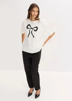 Damen bonprix Shirts & Tops|Nachhaltigere Materialien|Oversize-Shirt