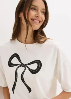 Damen bonprix Shirts & Tops|Nachhaltigere Materialien|Oversize-Shirt