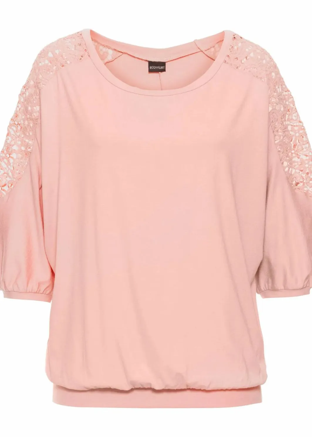 Damen bonprix Nachhaltigere Materialien|Shirts & Tops|Oversize-Shirt aus Viskose-Mix