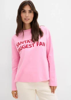 Damen bonprix Zweiteiler & Sets|Shirts & Tops|Oversize-Shirt aus Baumwolle