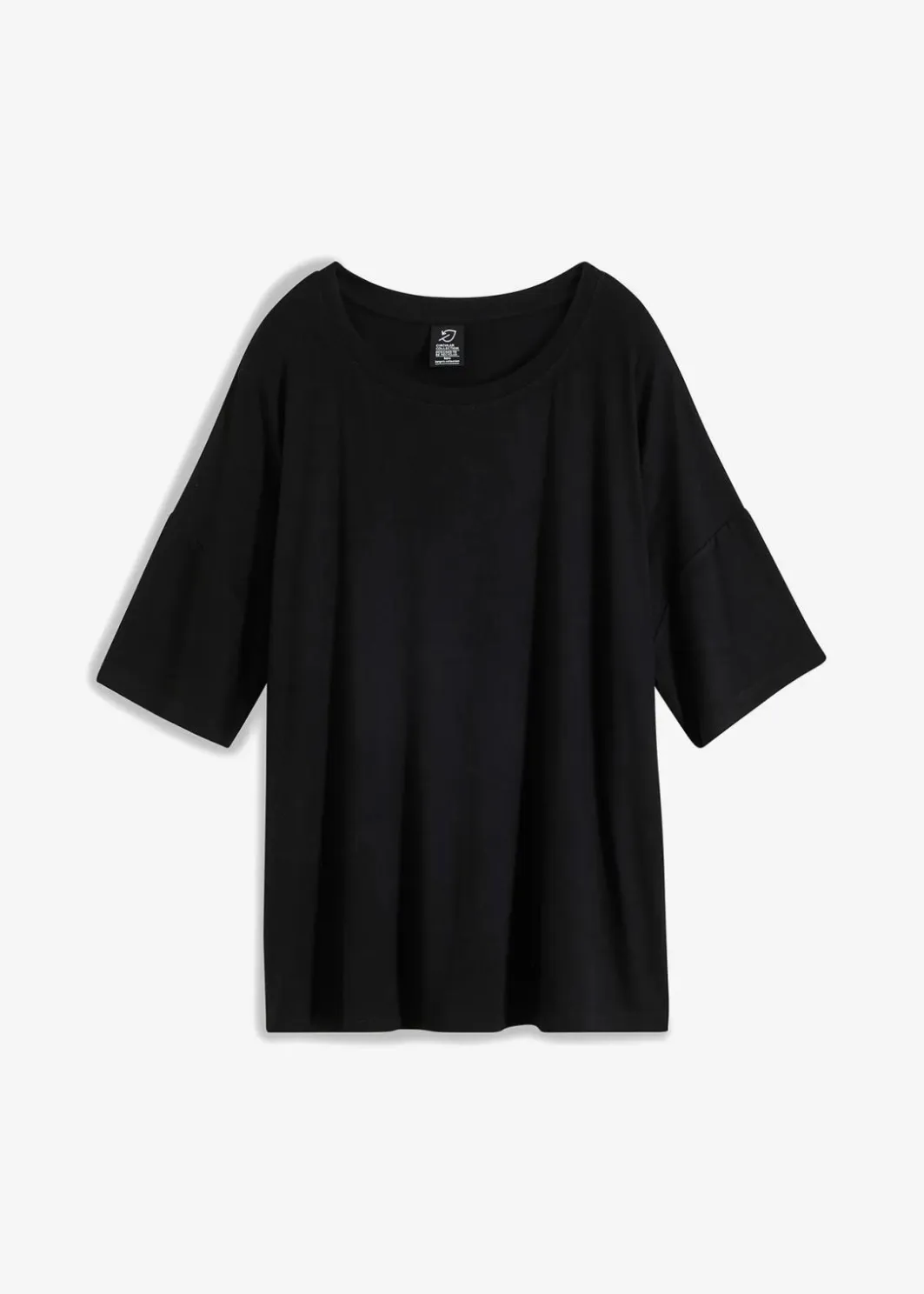 Damen bonprix Nachhaltigere Materialien|Shirts & Tops|Oversize-Shirt aus fließender Viskose
