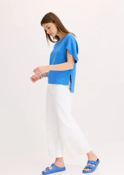 Clearance Oversize-Shirt aus fließendem Viskose-Mix Damen Shirts & Tops