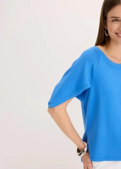 Clearance Oversize-Shirt aus fließendem Viskose-Mix Damen Shirts & Tops
