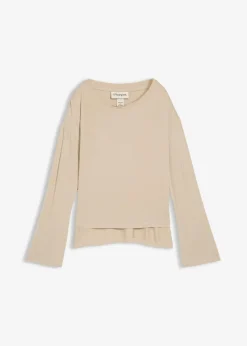 Oversize-Shirt aus fließendem Viskose-Elasthan-Mix Damen Shirts & Tops