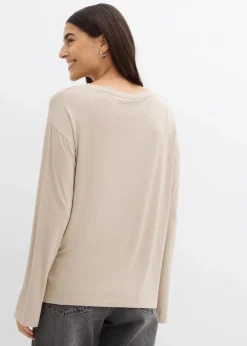 Oversize-Shirt aus fließendem Viskose-Elasthan-Mix Damen Shirts & Tops