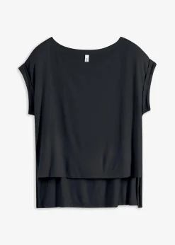 Damen bonprix Shirts & Tops|Oversize-Shirt aus fließender Viskose