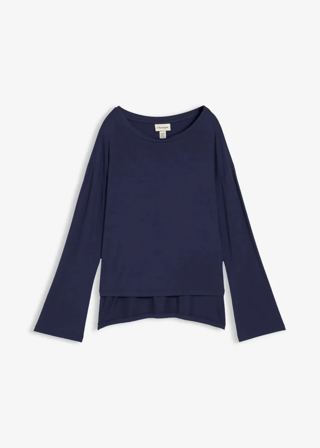 New Oversize-Shirt aus fließendem Viskose-Elasthan-Mix Damen Shirts & Tops