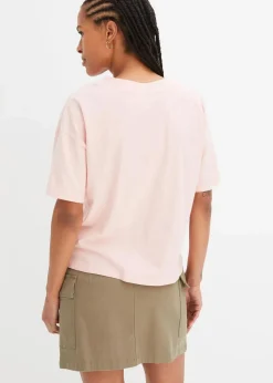 Damen bonprix Shirts & Tops|Nachhaltigere Materialien|Oversize-Shirt aus reiner Bio-Baumwolle