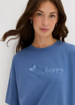 Outlet Oversize-Shirt aus reiner Bio-Baumwolle Damen Nachhaltigere Materialien|Shirts & Tops
