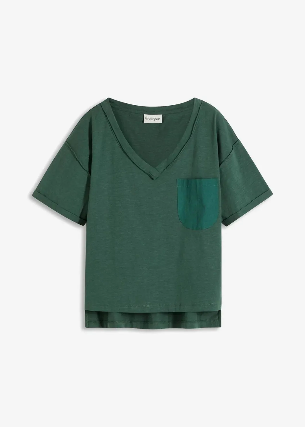 Damen bonprix Shirts & Tops|Oversize-Shirt aus reiner Baumwolle