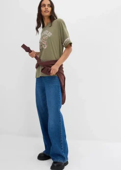 Outlet Oversize-Shirt aus reiner Bio-Baumwolle Damen Shirts & Tops|Nachhaltigere Materialien