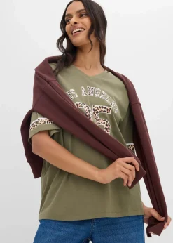 Outlet Oversize-Shirt aus reiner Bio-Baumwolle Damen Shirts & Tops|Nachhaltigere Materialien