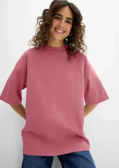 Hot Oversize-Shirt aus reiner schwerer Bio-Baumwolle Damen Basics|Shirts & Tops