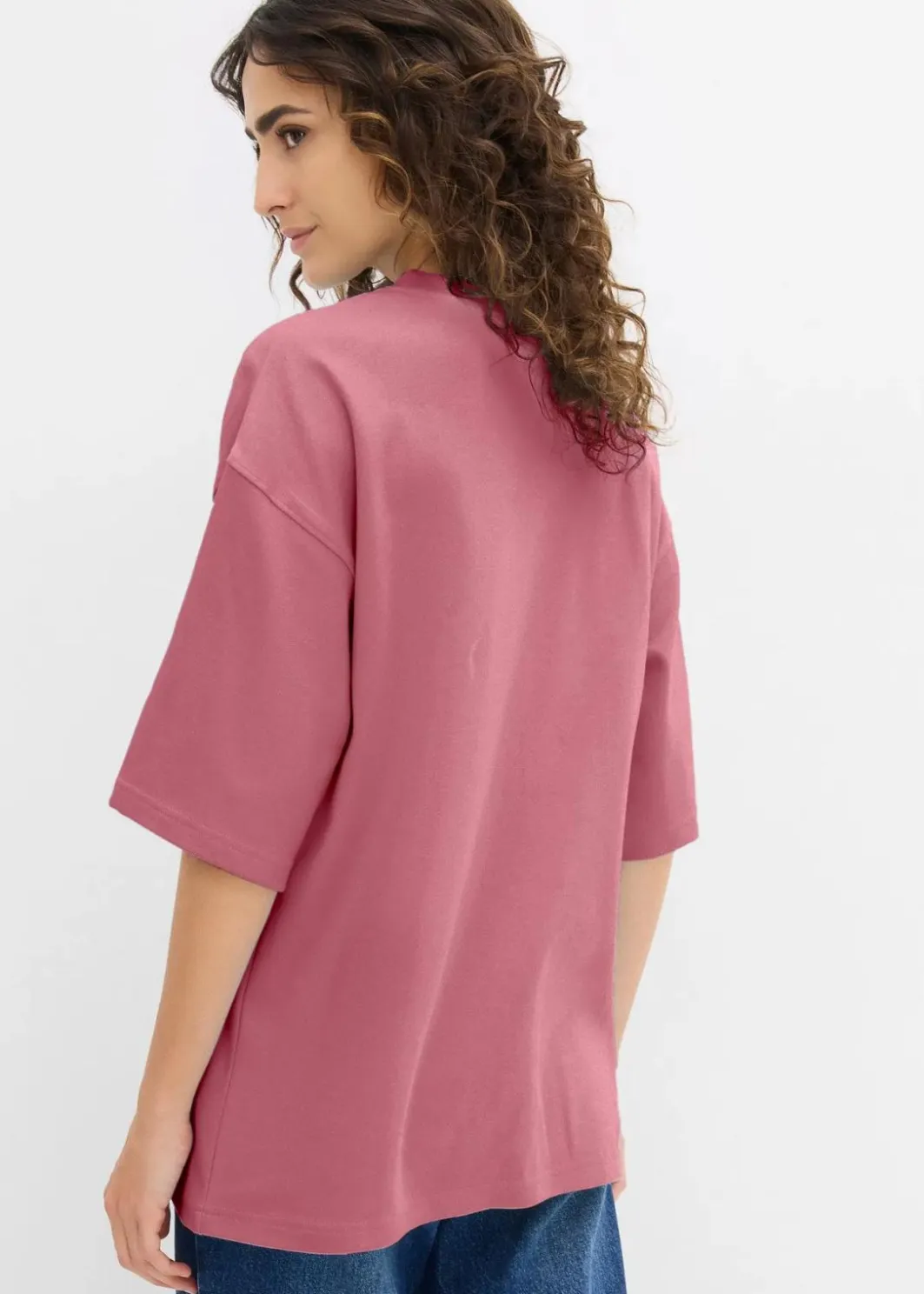Hot Oversize-Shirt aus reiner schwerer Bio-Baumwolle Damen Basics|Shirts & Tops