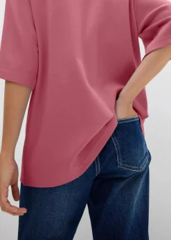 Hot Oversize-Shirt aus reiner schwerer Bio-Baumwolle Damen Basics|Shirts & Tops