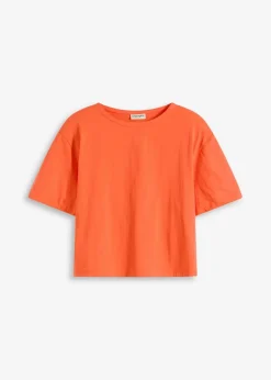 Damen bonprix Nachhaltigere Materialien|Shirts & Tops|Oversize-Shirt aus reiner Bio-Baumwolle