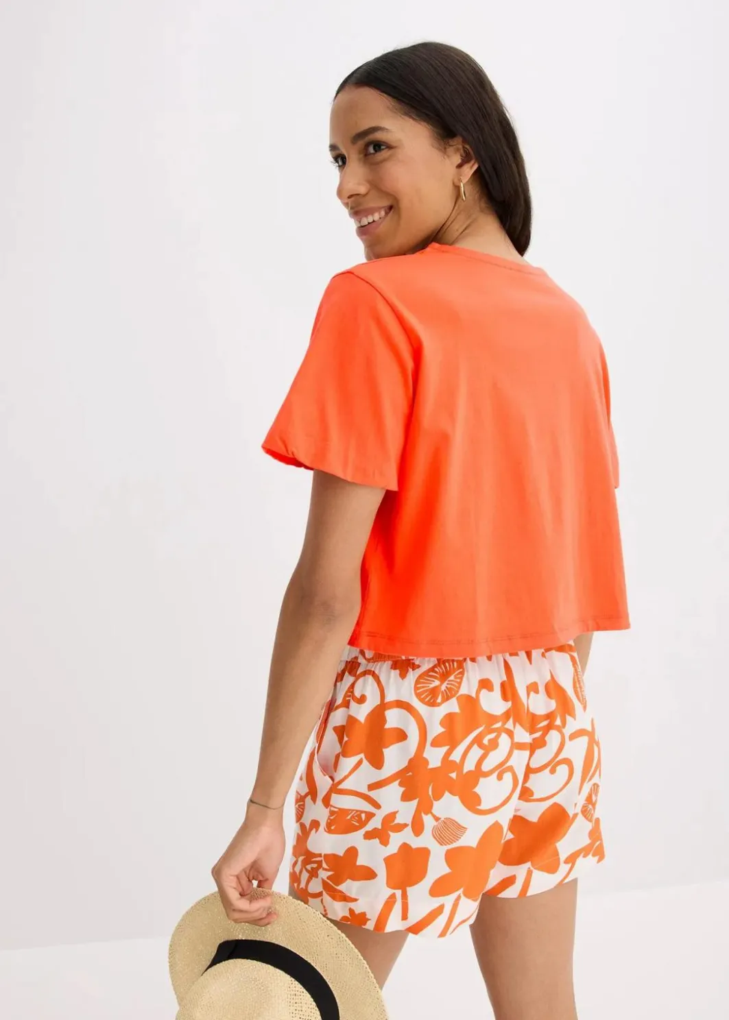 Damen bonprix Nachhaltigere Materialien|Shirts & Tops|Oversize-Shirt aus reiner Bio-Baumwolle