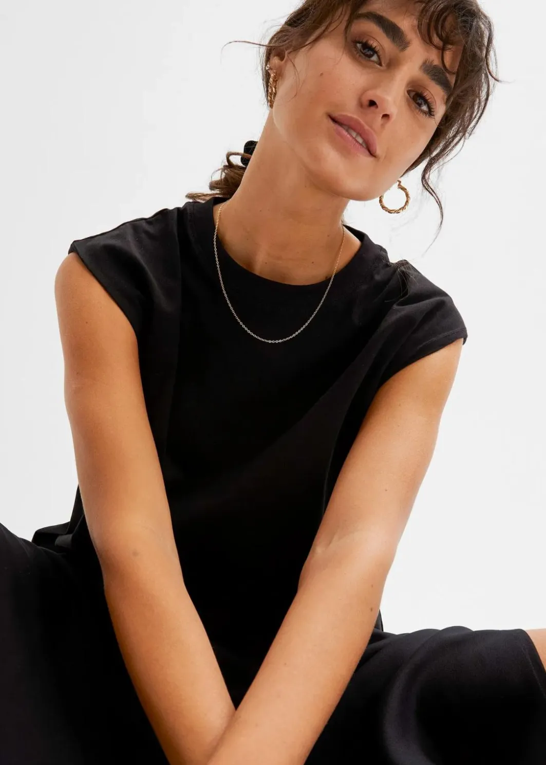 Damen bonprix Nachhaltigere Materialien|Shirts & Tops|Oversize-Shirt aus reiner Bio-Baumwolle