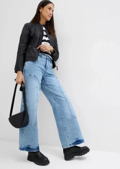 Damen bonprix Nachhaltigere Materialien|Shirts & Tops|Oversize-Shirt aus reiner Bio-Baumwolle
