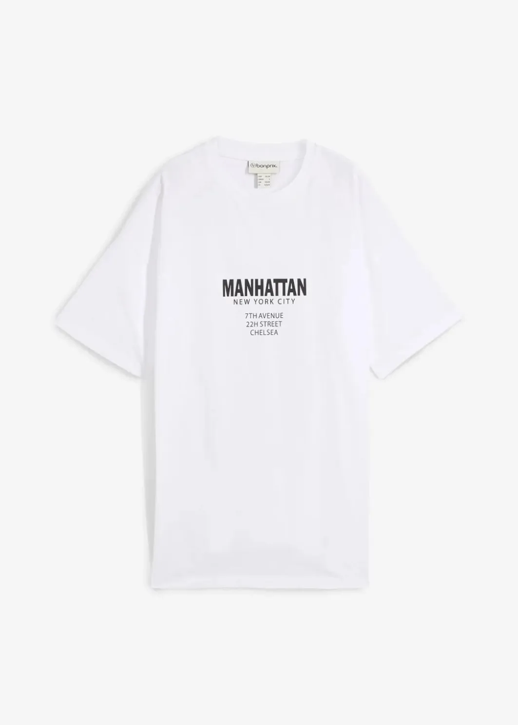 Damen bonprix Nachhaltigere Materialien|Shirts & Tops|Oversize-Shirt aus reiner Bio-Baumwolle