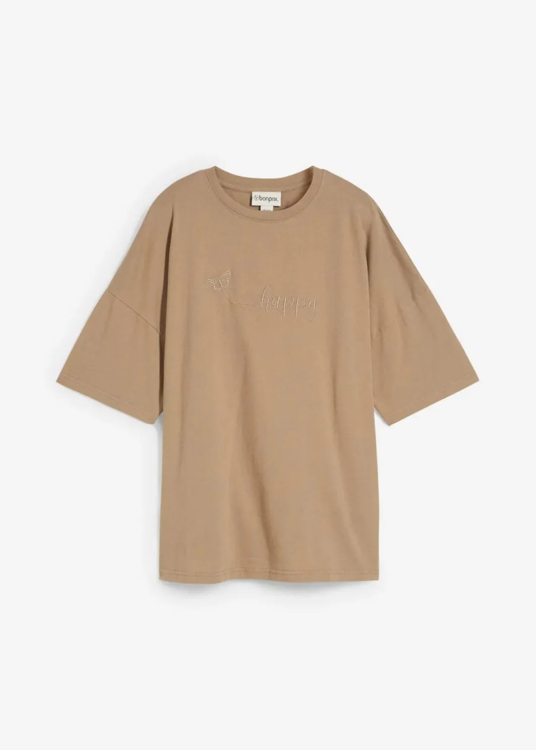 Damen bonprix Shirts & Tops|Nachhaltigere Materialien|Oversize-Shirt aus reiner Bio-Baumwolle