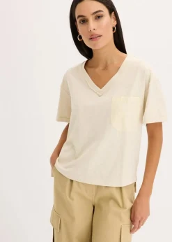 Damen bonprix Shirts & Tops|Oversize-Shirt aus reiner Baumwolle