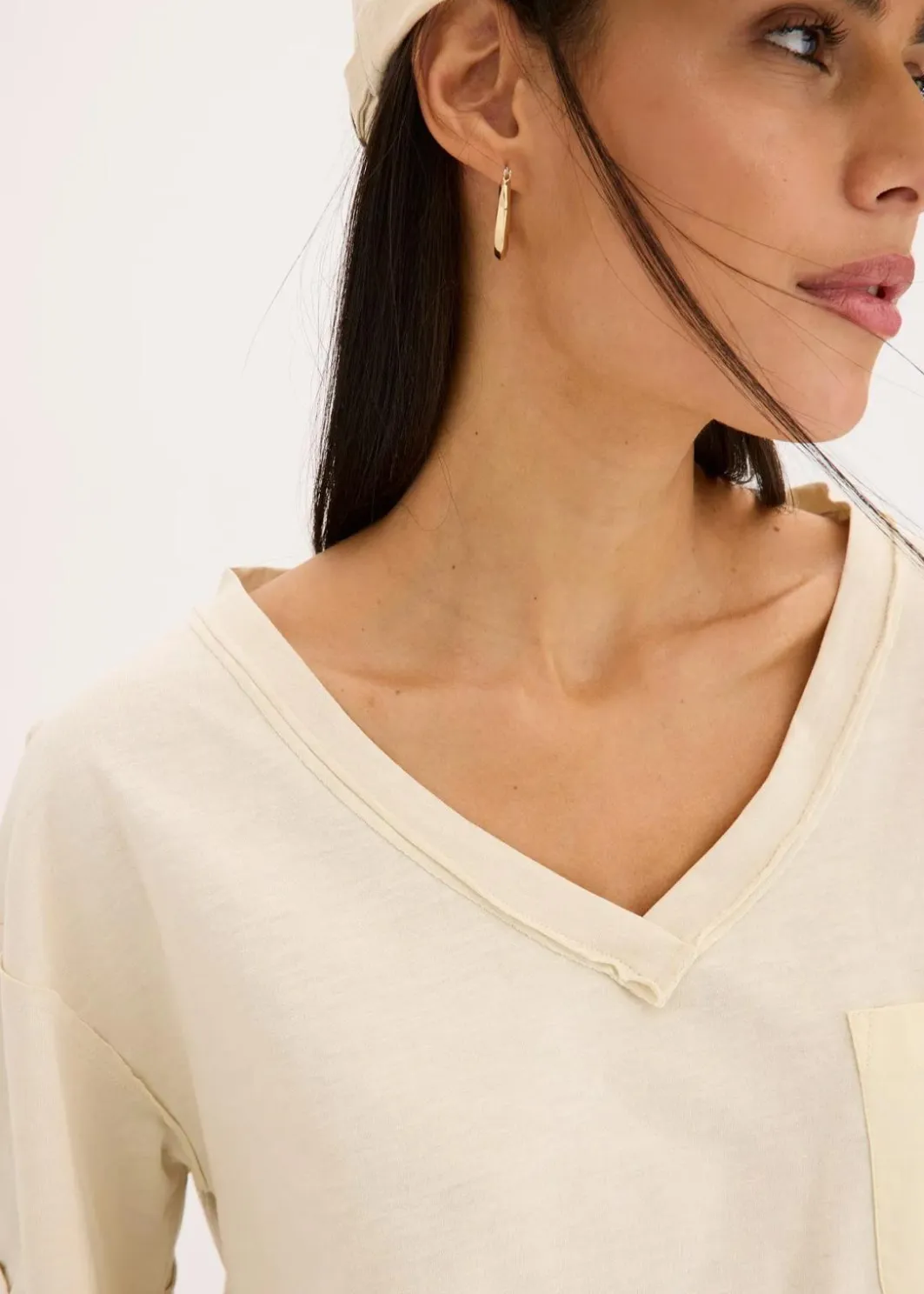 Damen bonprix Shirts & Tops|Oversize-Shirt aus reiner Baumwolle