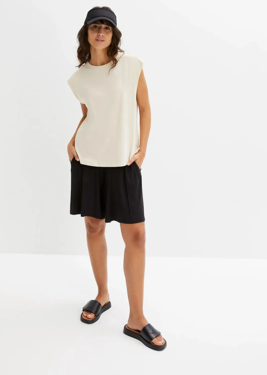 Damen bonprix Bekleidung·Röcke|Basics|Oversize-Shirt aus reiner Bio-Baumwolle