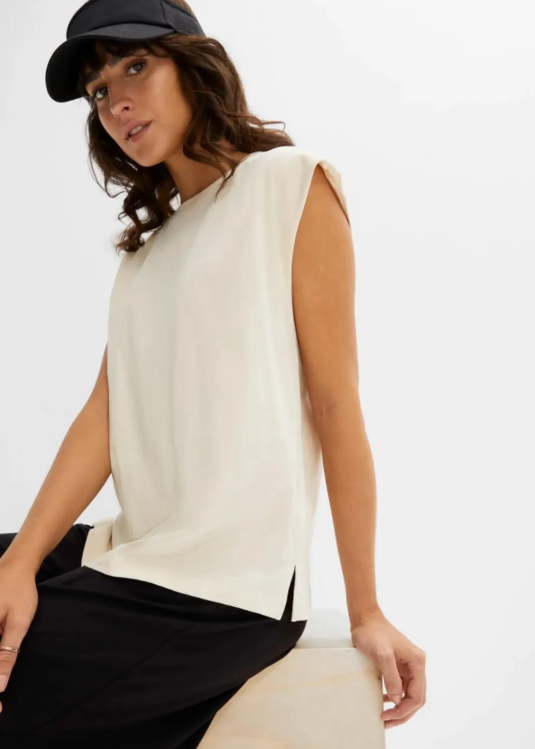 Damen bonprix Bekleidung·Röcke|Basics|Oversize-Shirt aus reiner Bio-Baumwolle