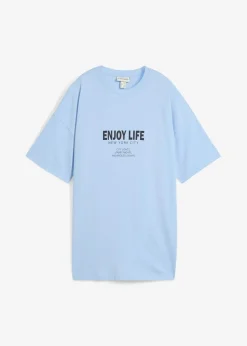 Damen bonprix Shirts & Tops|Nachhaltigere Materialien|Oversize-Shirt aus reiner Bio-Baumwolle