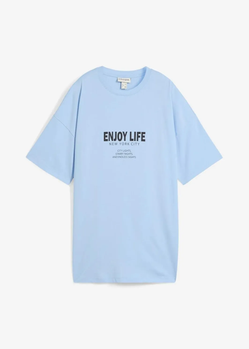Damen bonprix Shirts & Tops|Nachhaltigere Materialien|Oversize-Shirt aus reiner Bio-Baumwolle