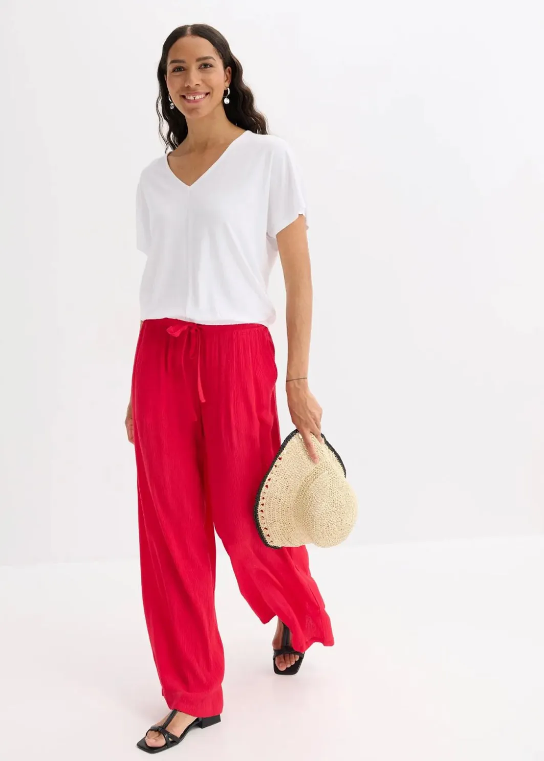 Sale Oversize-Shirt aus softem Viskose-Mix Damen Shirts & Tops