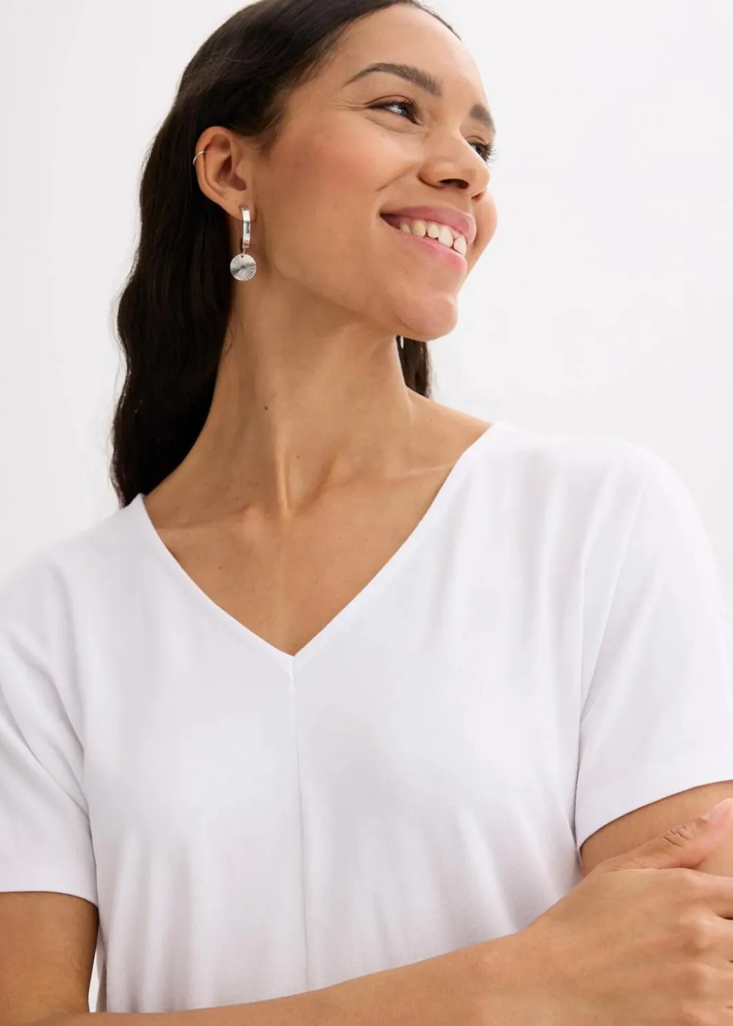 Sale Oversize-Shirt aus softem Viskose-Mix Damen Shirts & Tops